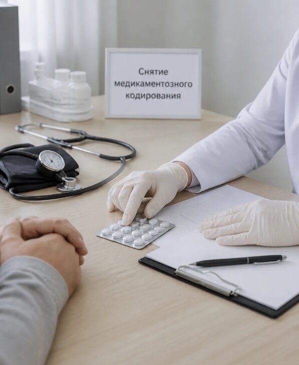 Снятие медикаментозного кодирования в Чебаркуле от 5369 р. | Медзона